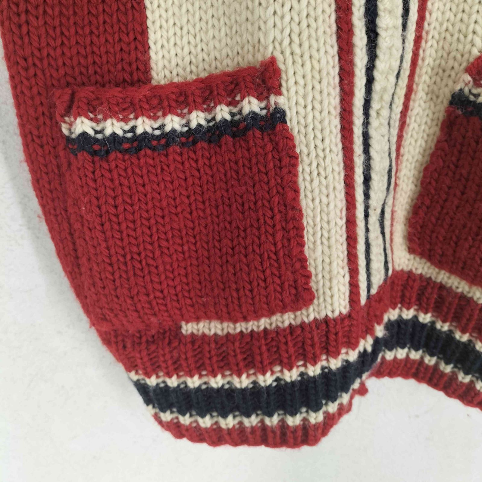 ヒステリックグラマー HYSTERIC GLAMOUR 69 RED DEVIL カウチンニット