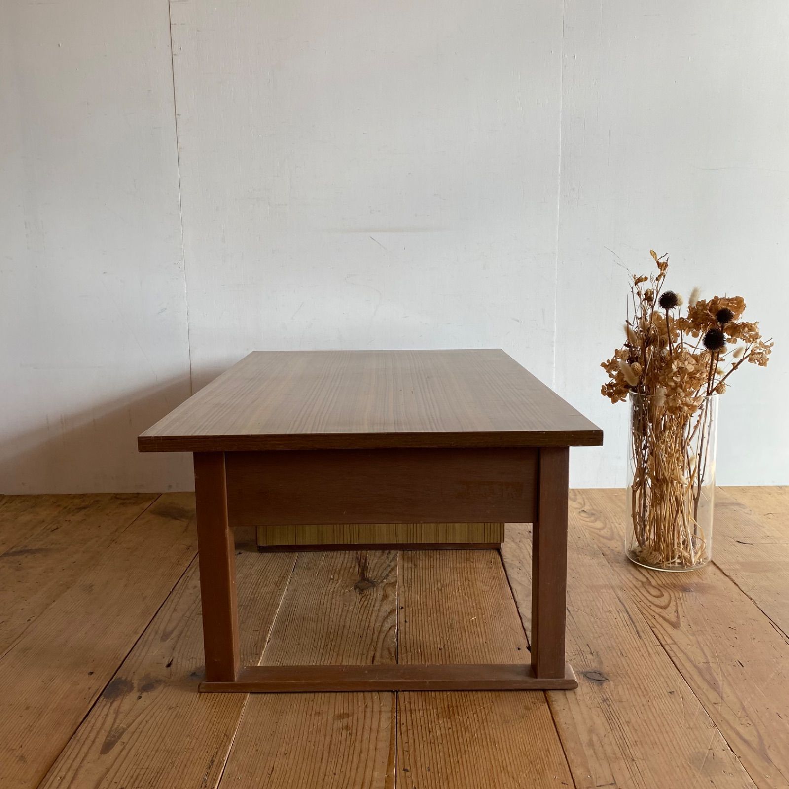 ヴィンテージ ローテーブル 文机 テレビ台 レトロ y494 - メルカリ