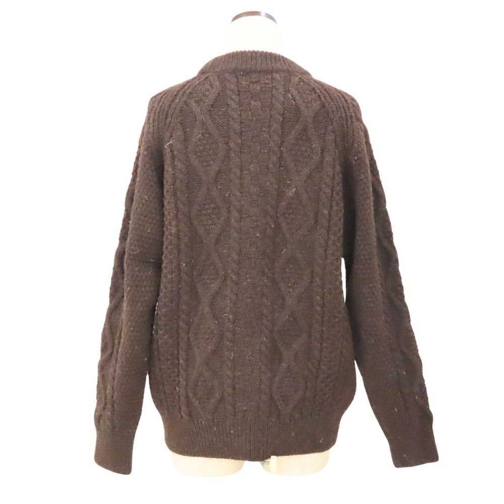 中古】 Black Sheep ブラックシープ セーター ブラウン ウール100 