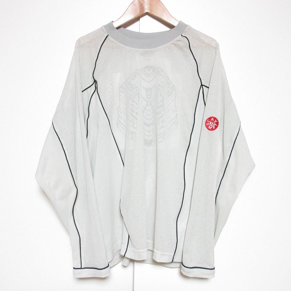 美品 C.E シーイー MESH RAGLAN COLOUR LONG SLEEVE T メッシュ T