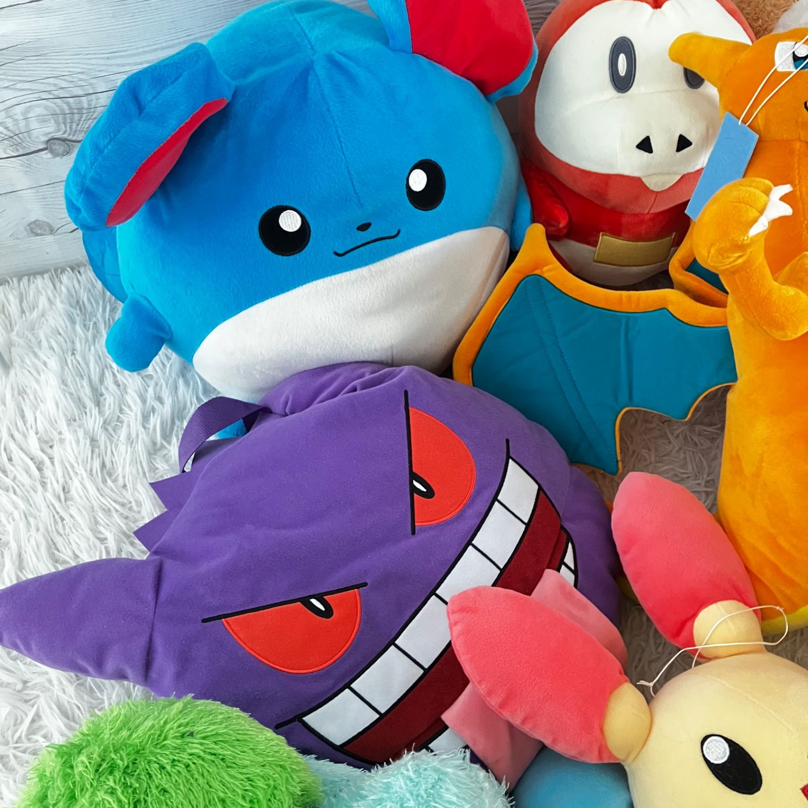  ポケットモンスター ポケモン ぬいぐるみ 大量まとめ売り タグあり多数 17点セット ミュウツー マスコット カビゴン 177 ぬいぐるみ マスコット キャラクターグッズ