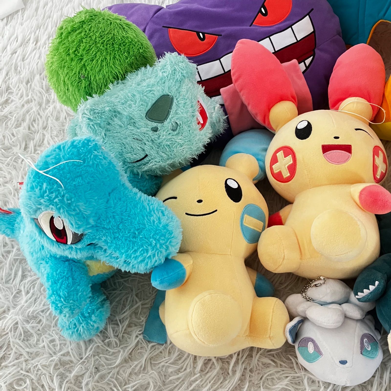 ポケットモンスター ポケモン ぬいぐるみ 大量まとめ売り タグあり多数 17点セット ミュウツー マスコット カビゴン 177