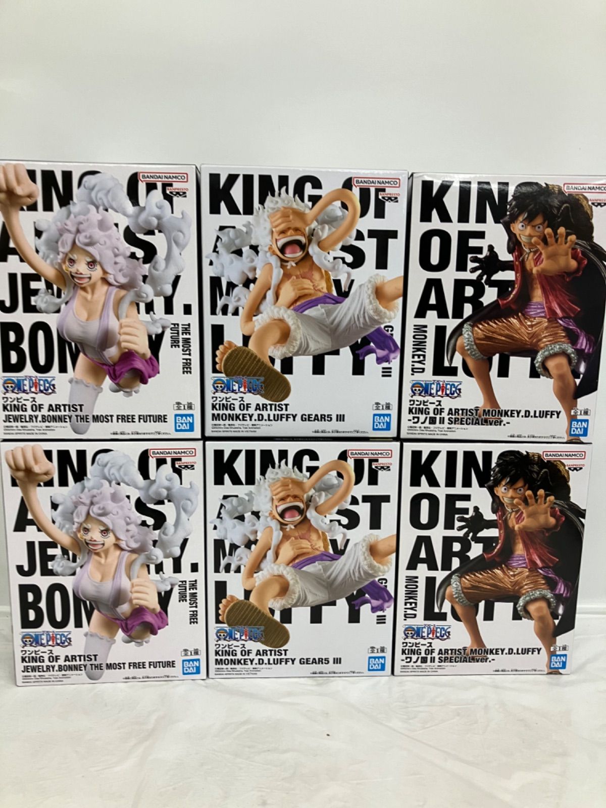 未開封品❗【KING OF ARTIST】ワンピース　計20点+3点　合計23点 未開封 ワンピース ONE PIECE KING OF ARTIST フィギュア 3種6個セット