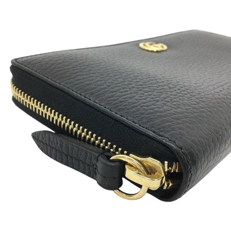 GUCCI【グッチ】ダブルGジップアラウンドウォレット ラウンド