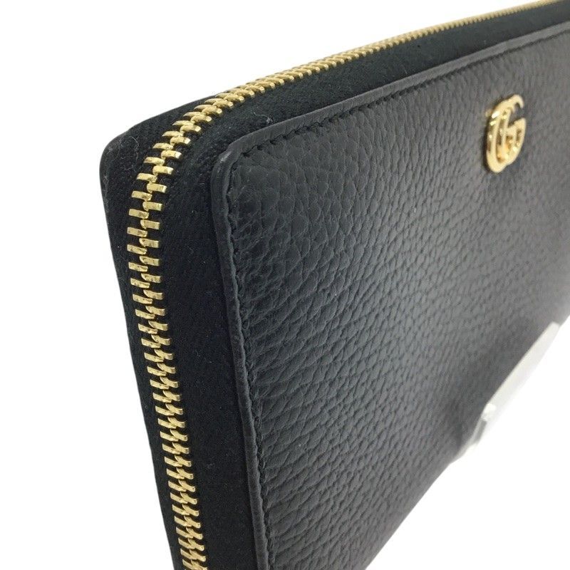 GUCCI【グッチ】ダブルGジップアラウンドウォレット ラウンド