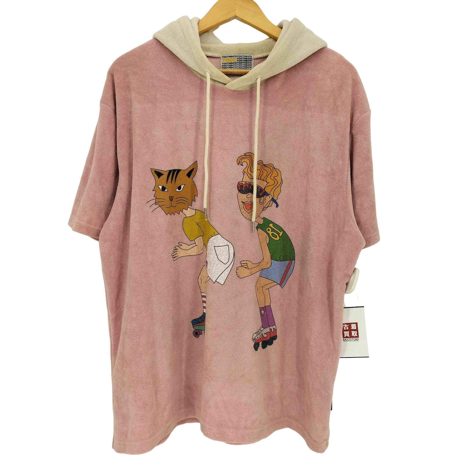 ユーズドフルギ USED古着 YOUTHBATH Terry HDTEE パイル地 半袖 