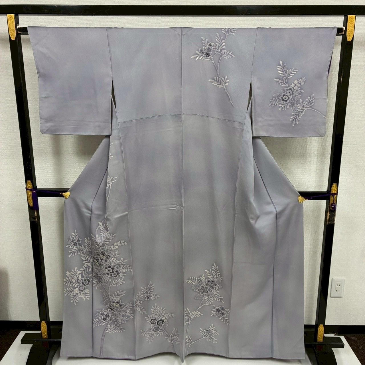 訪問着 ☆着物 はなせい☆正絹 一つ紋 附下 01133 一