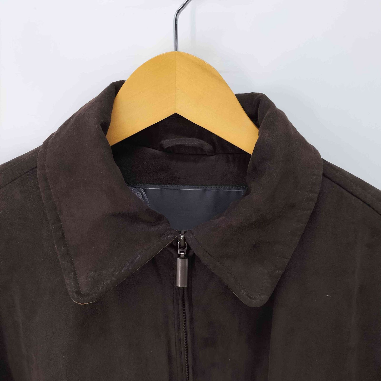 ユーズドフルギ USED古着 WEATHER PROOF フェイクスエード ブルゾン