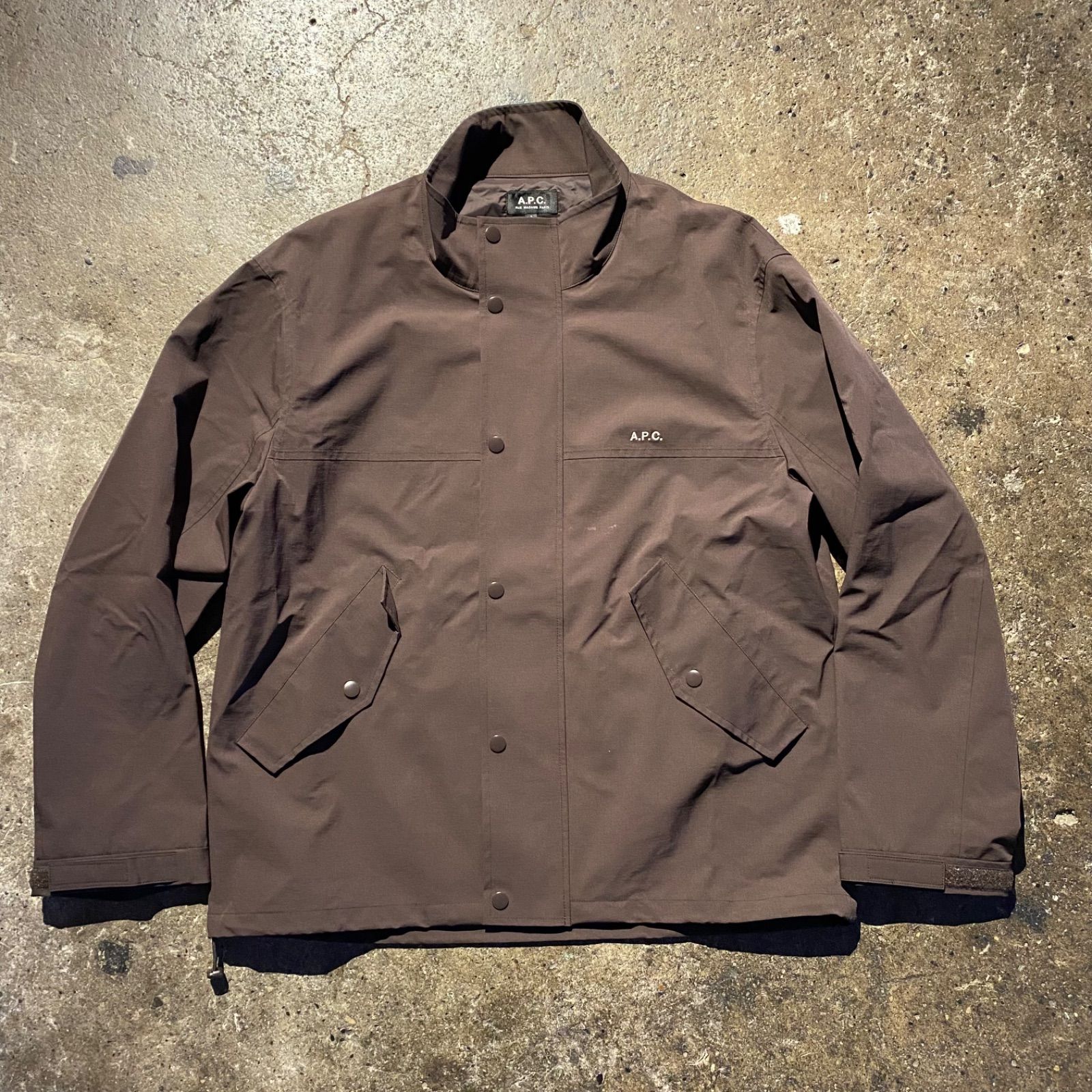 A.P.C SUTHERLAND ハイカラーブルゾン リップストップ sizeS 