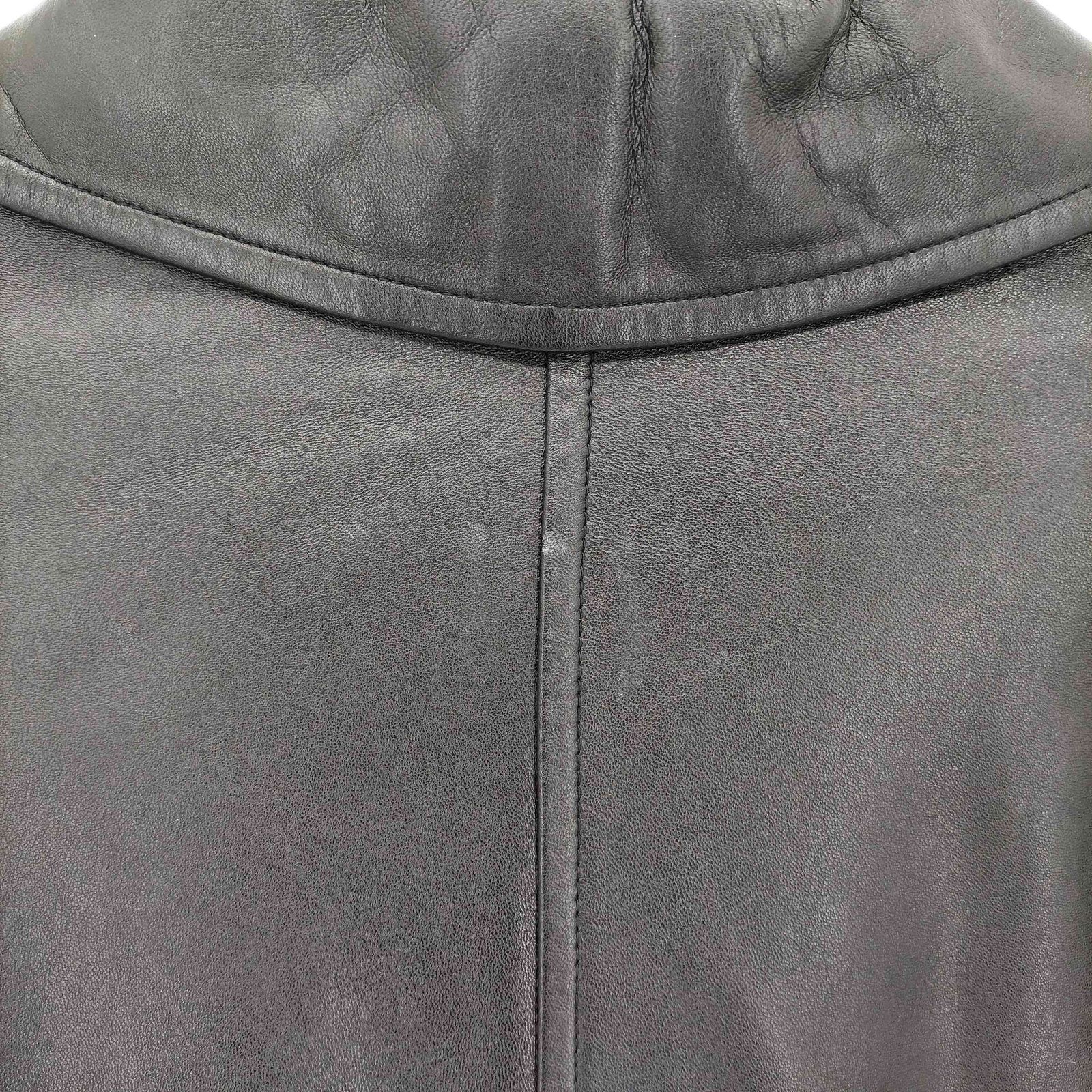 ユーズドフルギ USED古着 ラムレザーダブルブレスト ハーフコート