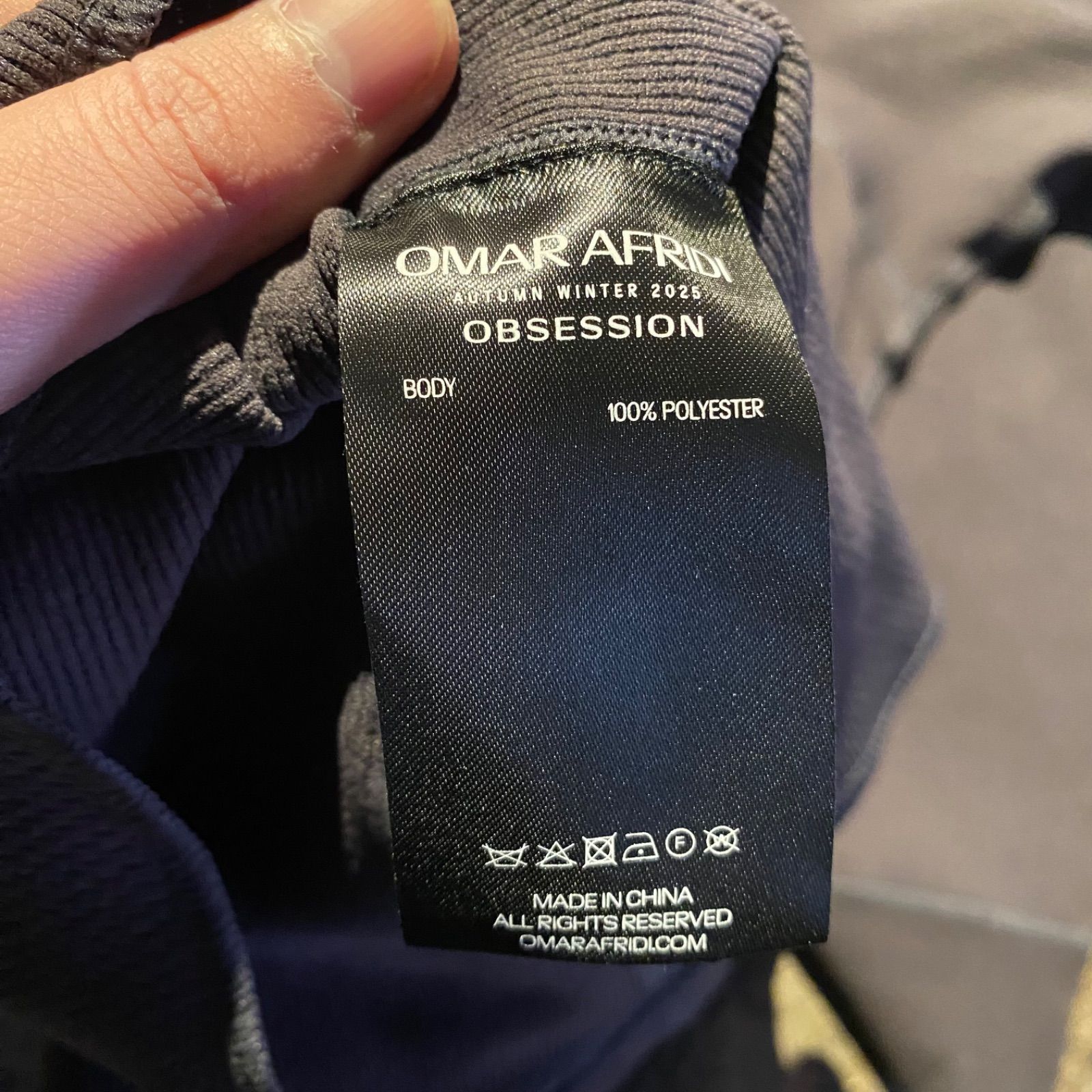 Omar Afridi 25AW LONG SLEEVE THERMAL size46 オマール アフリディ 