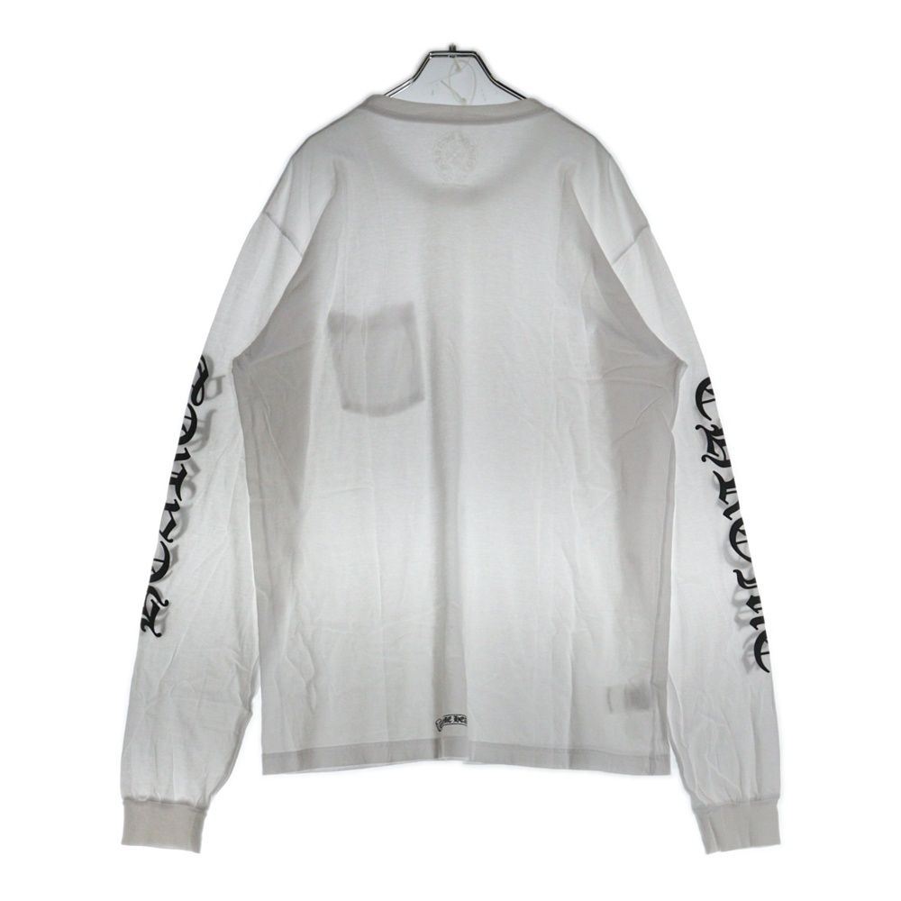 CHROME HEARTS (クロムハーツ) Neck Logo L/S Tee ネックロゴ プリント