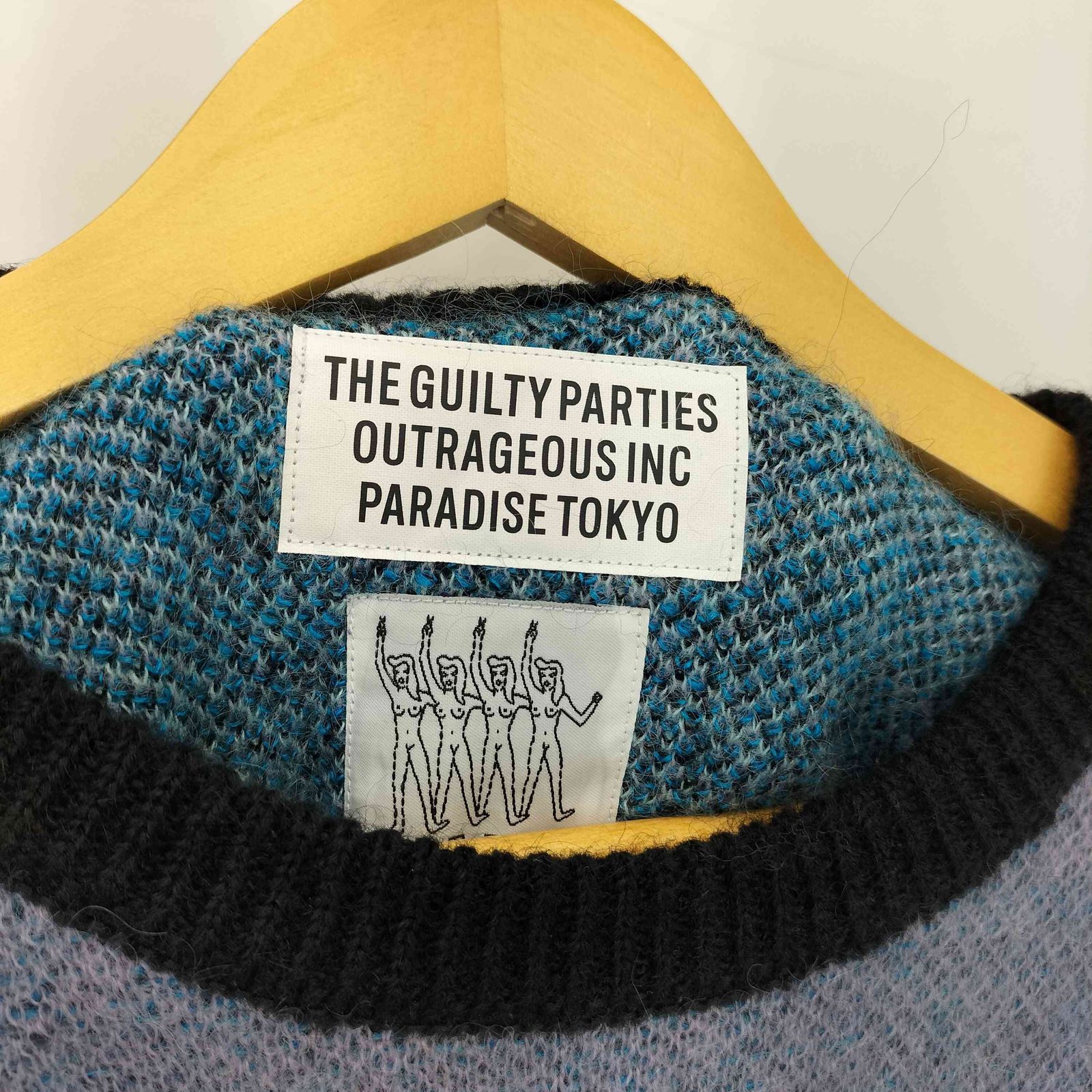 ワコマリア WACKO MARIA × 世界平和プロジェクト MOHAIR BLEND CREW