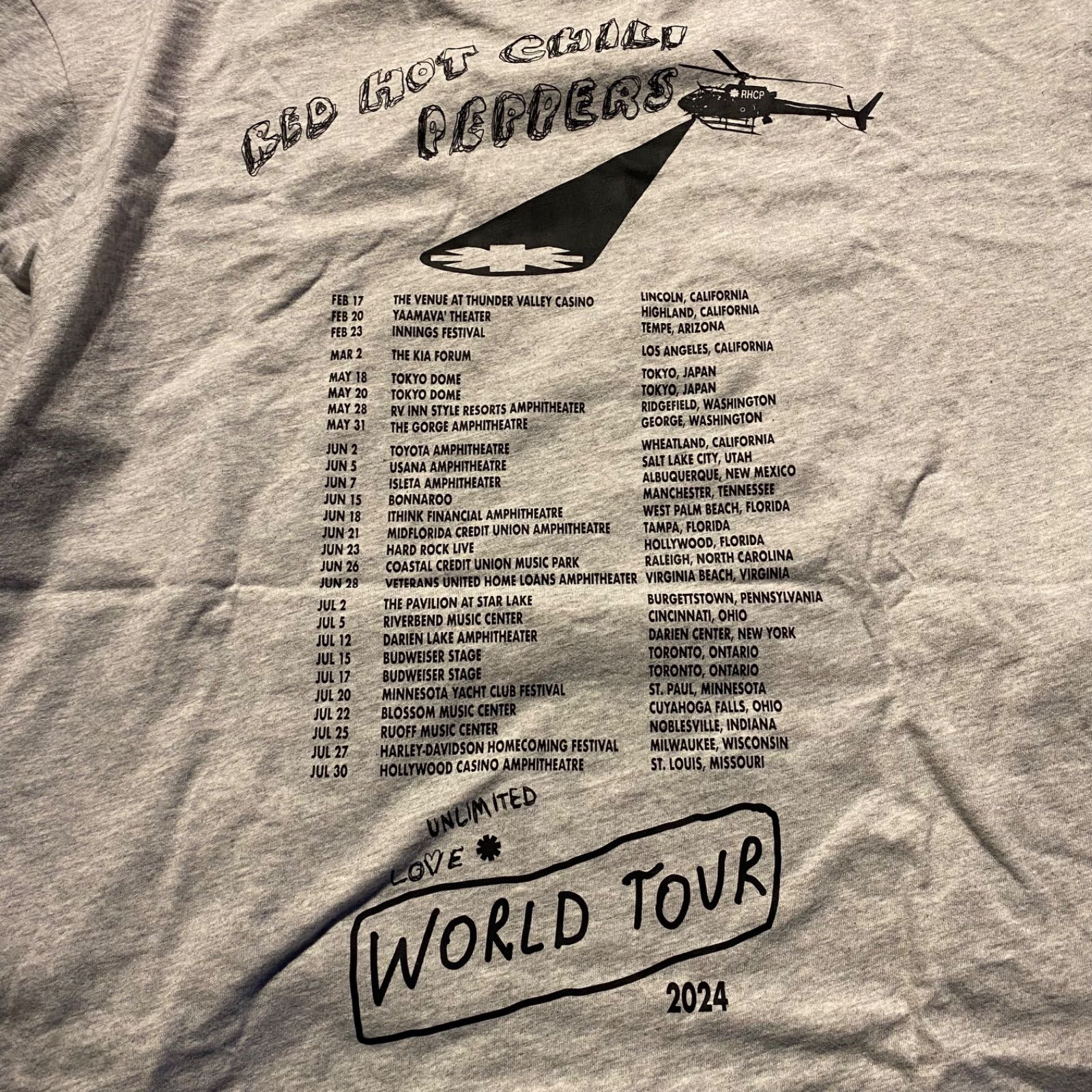 新品 レッチリ アンリミテッド ラブ 東京 クリーム フーディ パーカー ツアー 2026年最新】レッチリ パーカ 2024の人気アイテム - メルカリ