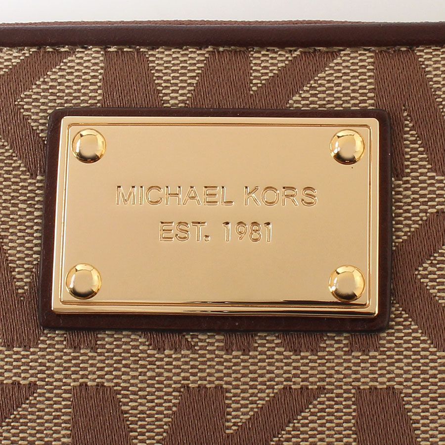 MNK25101 未使用 MICHAEL KORS マイケルコース 長財布 MK柄 ラウンド 