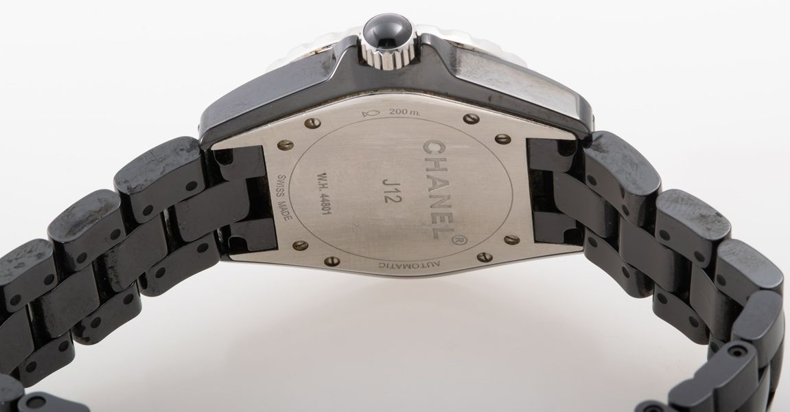 CHANEL J12 ブラックセラミック 腕時計 自動巻き 品番c22-87 - メルカリ