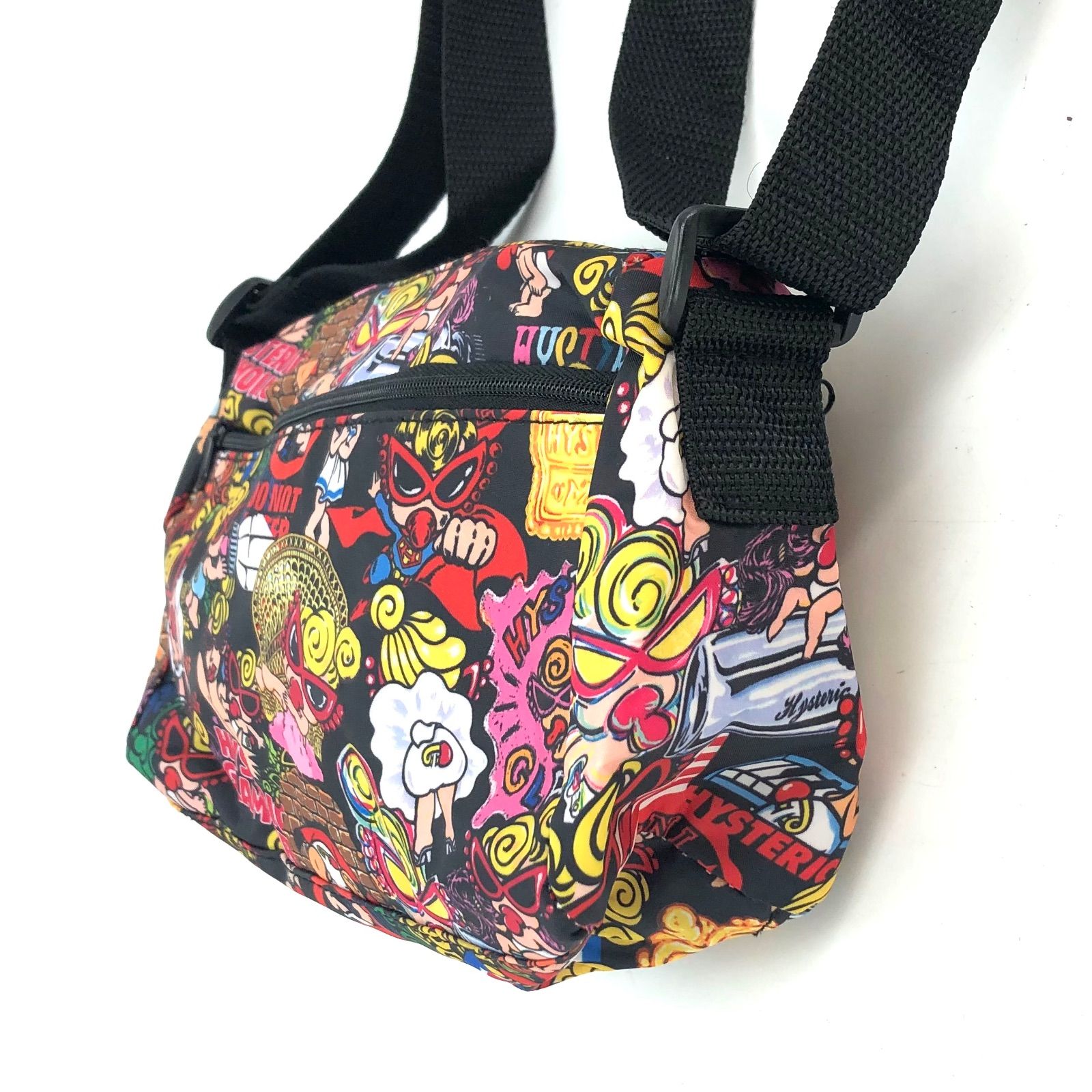 ヒステリックグラマー ショルダー ボディバッグ ヒスミニ 黒 FZ483