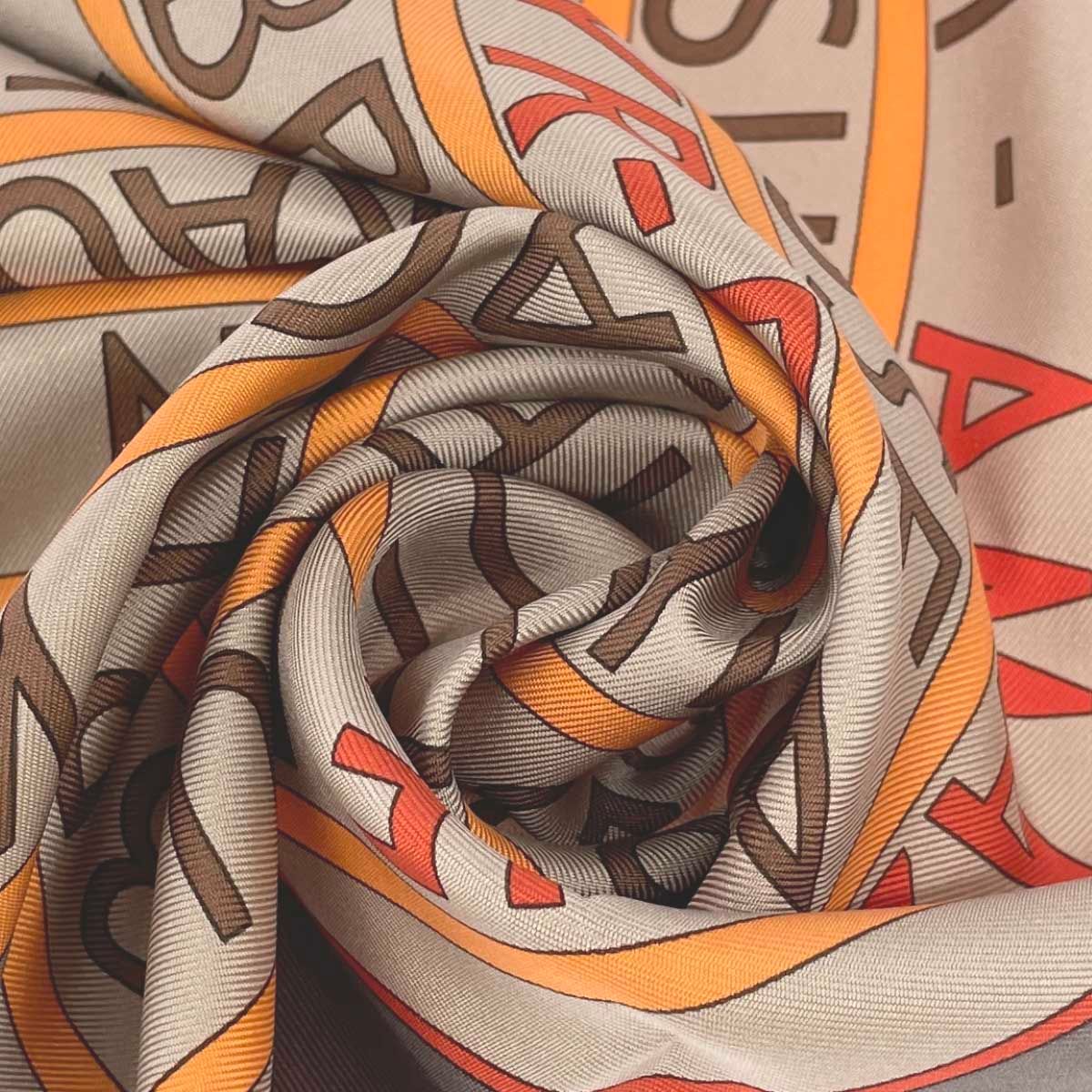 エルメス ミニ スカーフ プチカレ レッド ピンクporte bonheur レディース