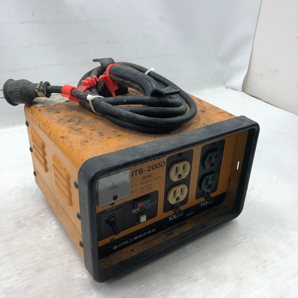 NICHIDO 変圧器 NTB 200 D オレンジ