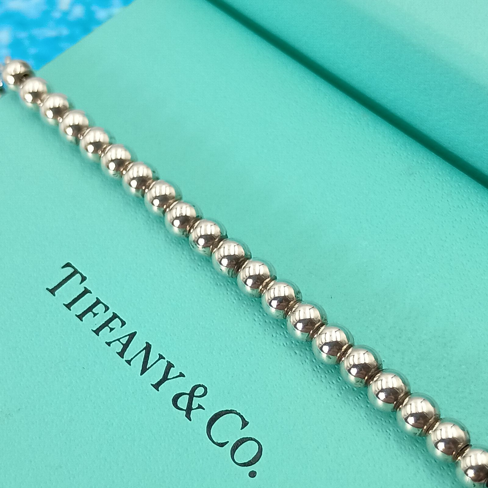 TIFFANY&Co. ティファニー ボールチェーン ブレスレット レディース 