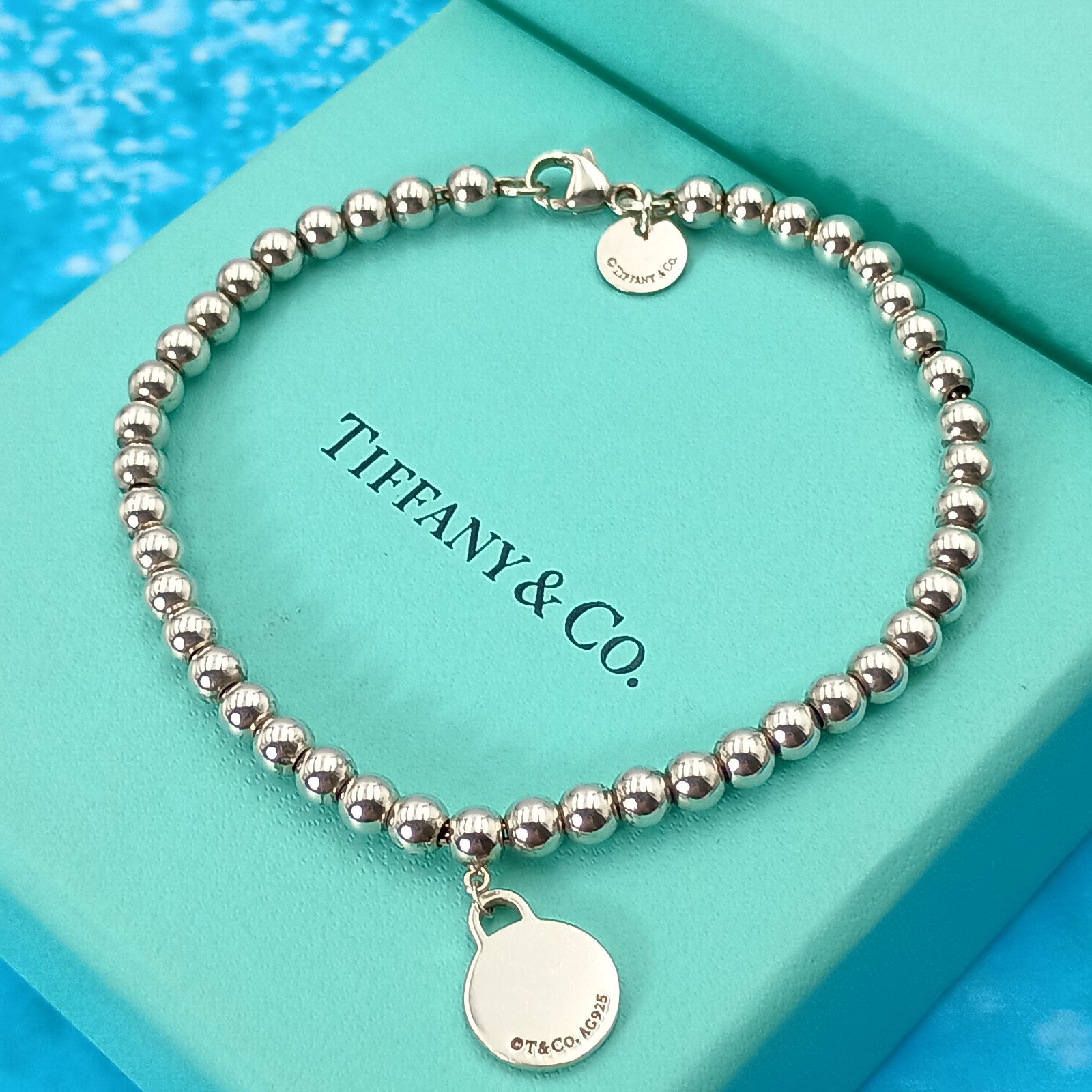 ティファニー925silverボールチェーンブレスレット TIFFANY&Co. ティファニー ボールチェーン ブレスレット レディース