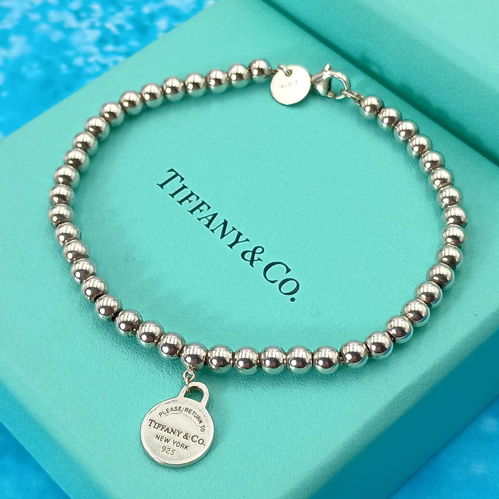 TIFFANY&Co. ティファニー ボールチェーン ブレスレット レディース 