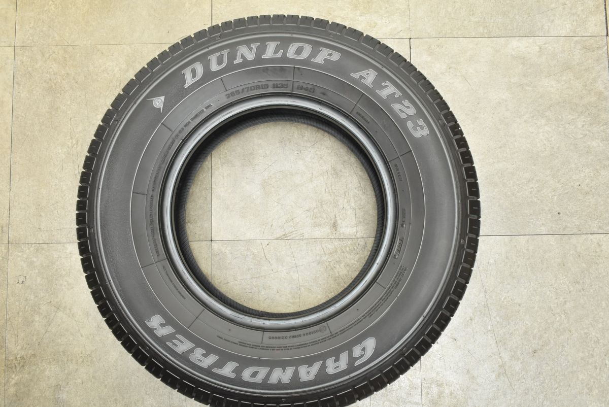 ほぼ新車外し】ダンロップ グラントレックAT23 265/70R16 4本セット