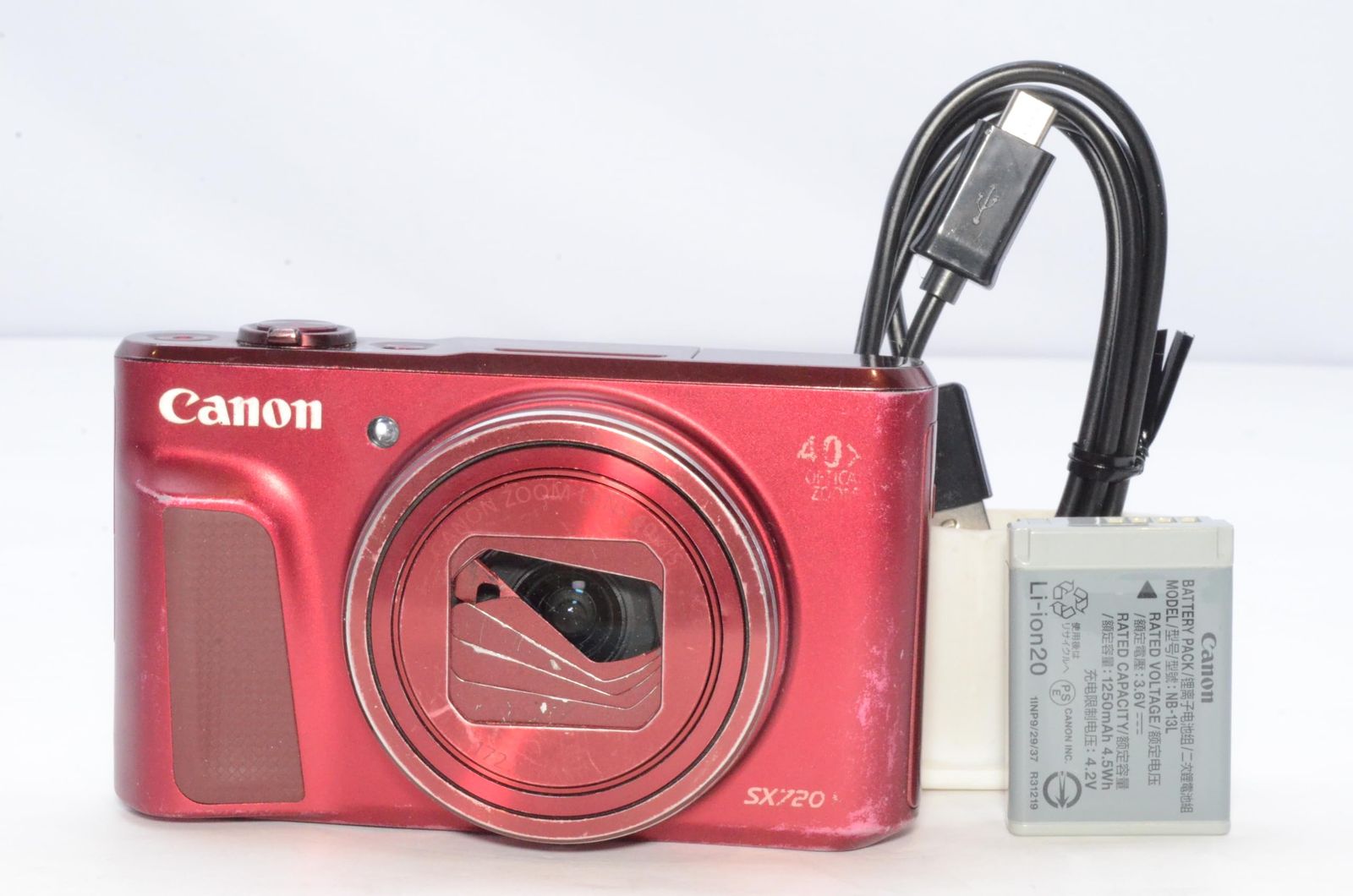 訳あり特価品】Canon キャノン PowerShot SX720 HS レッド 光学40倍