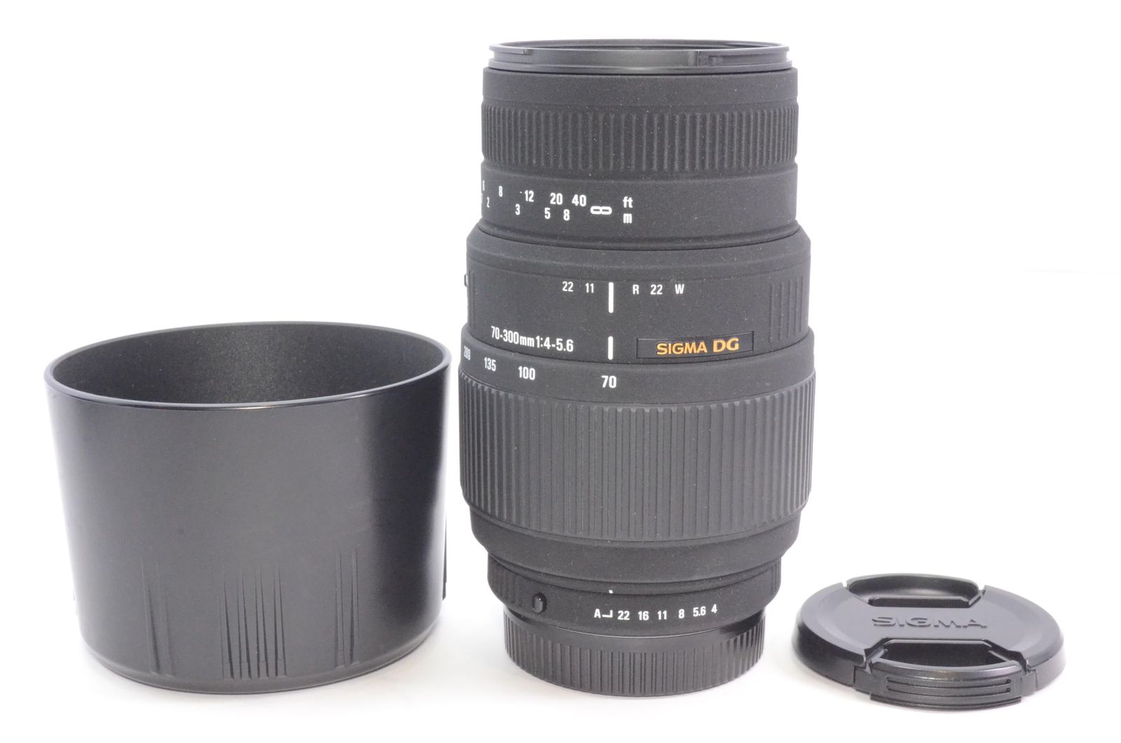 レンズフードつき良品】SIGMA シグマ 70-300mm F4-5.6 DG MACRO