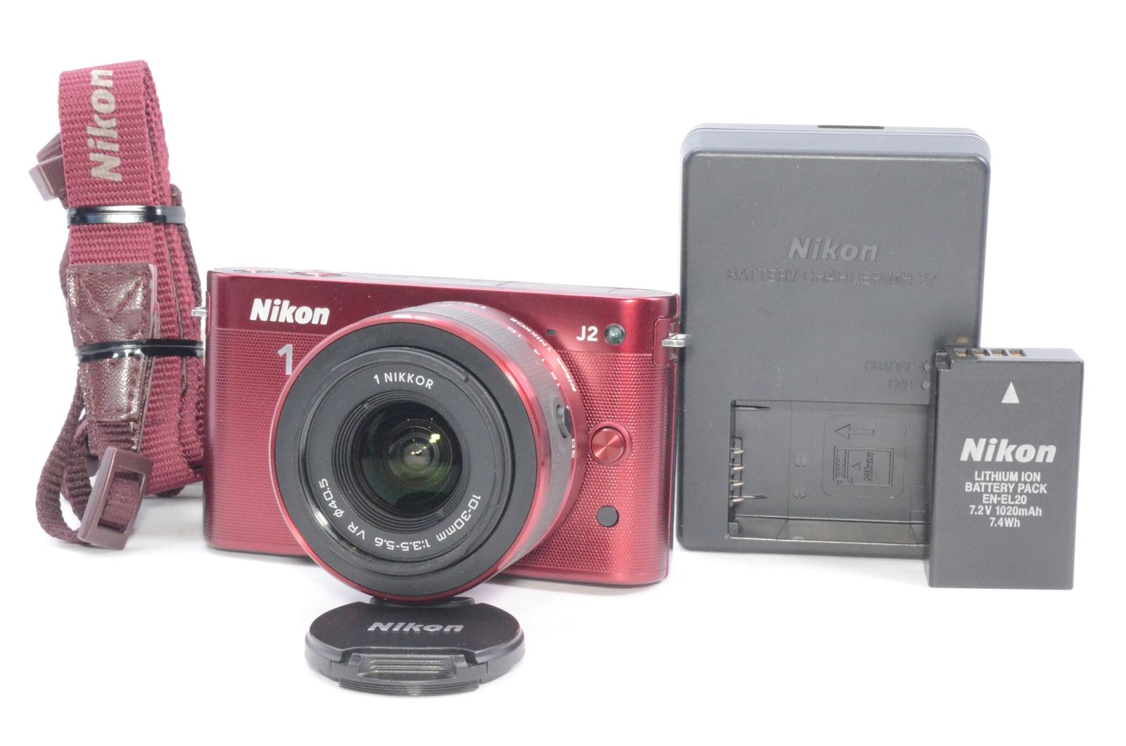 ☆2/10 △2,000値引き【純正ストラップ付き実用品】Nikon 1 ニコンワン