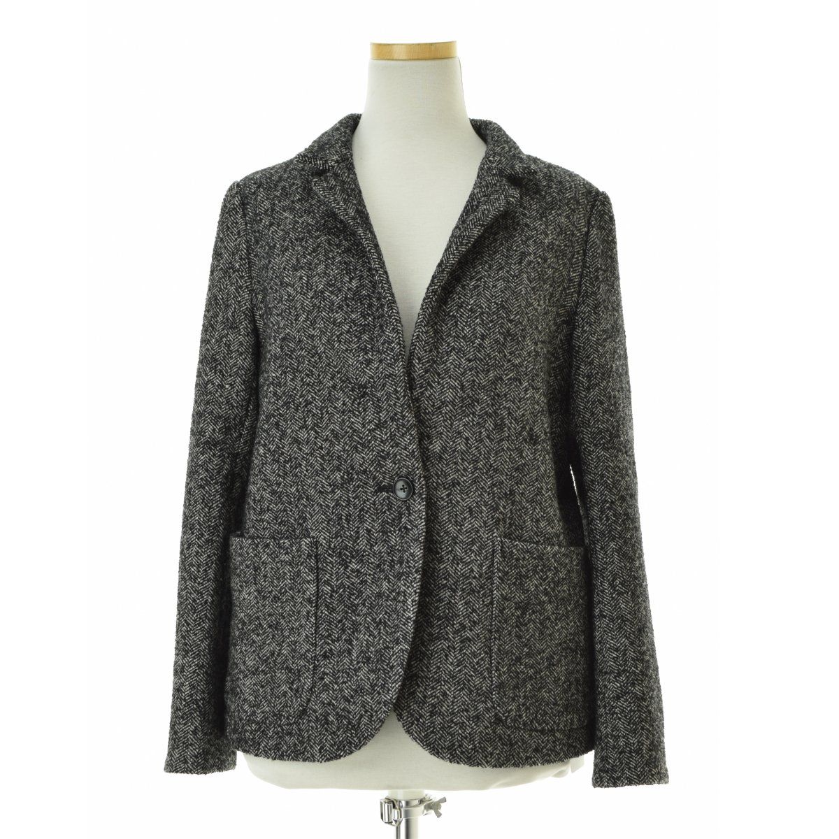 JOURNALSTANDARDL'essage】ヘリンボーンブークレーJKテーラード