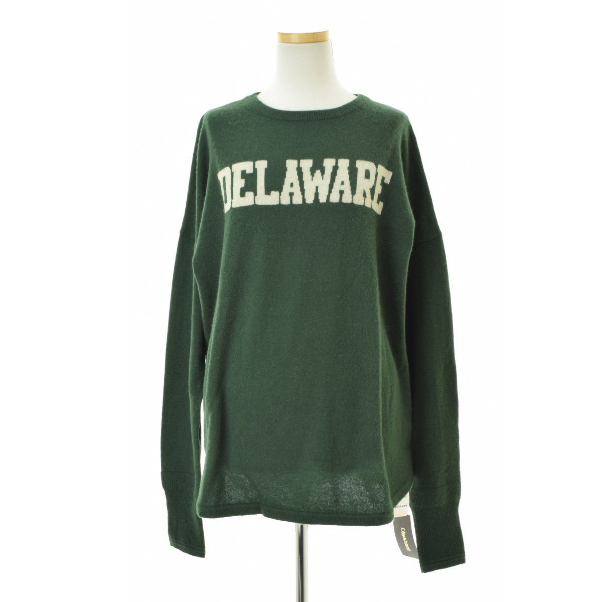 【GOODGRIEF】DEUXIEME CLASSE 取り扱い 20080560011630 Cashmere Logo Knit Pullover長袖ニットセーター GOODGRIEF】DEUXIEME CLASSE 取り扱い 20080560011630 Cashmere Logo