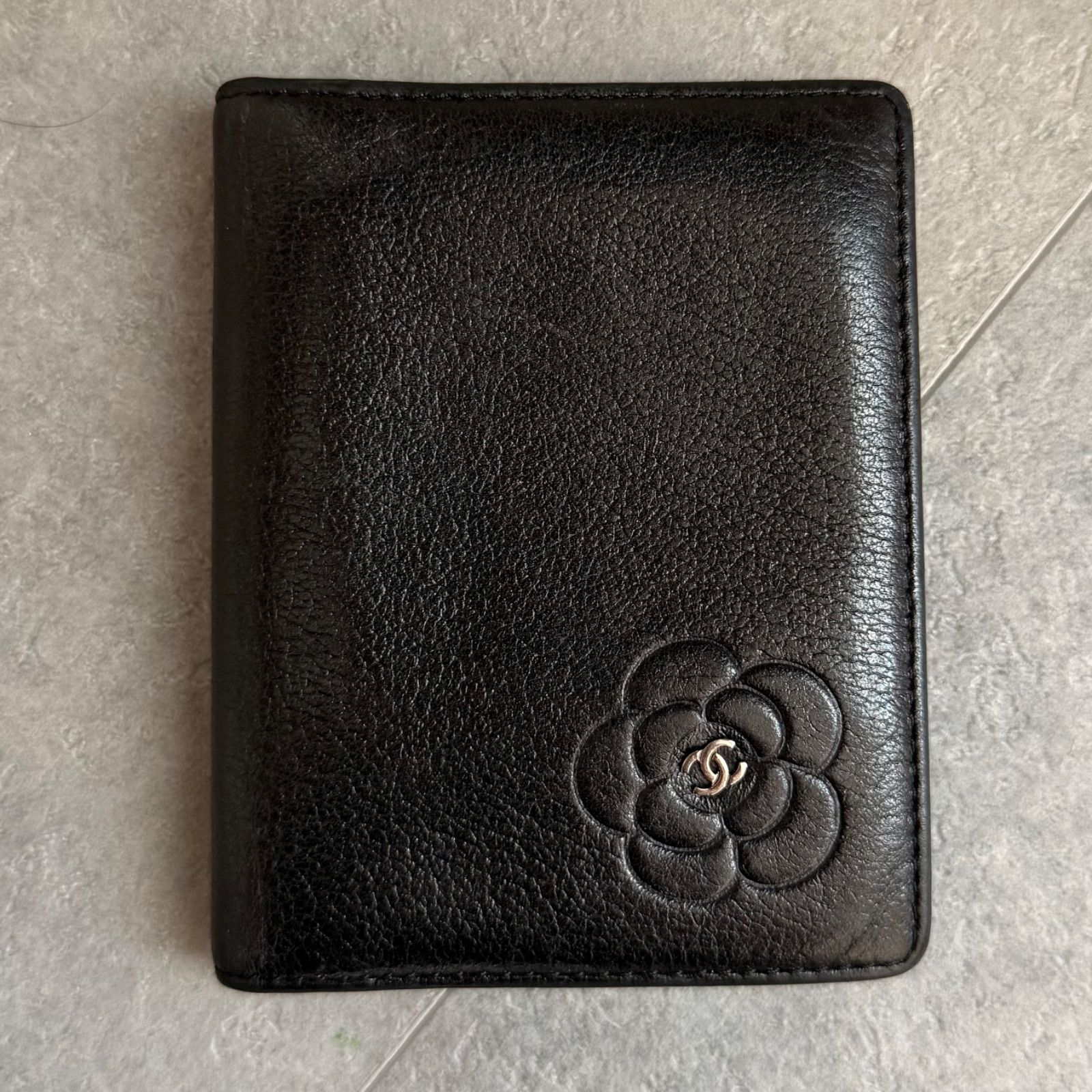 CHANEL シャネル カメリア ココマーク レザー カードケース 名刺入れ