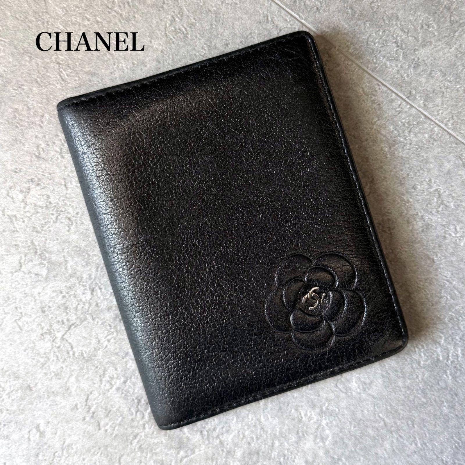 CHANEL シャネル カメリア ココマーク レザー カードケース 名刺入れ