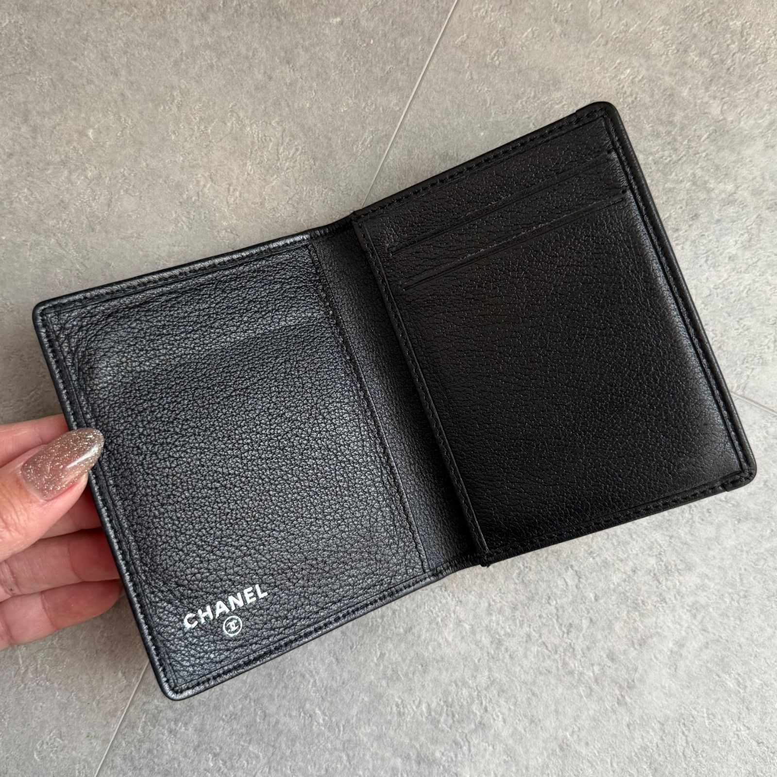 CHANEL シャネル カメリア ココマーク レザー カードケース 名刺入れ