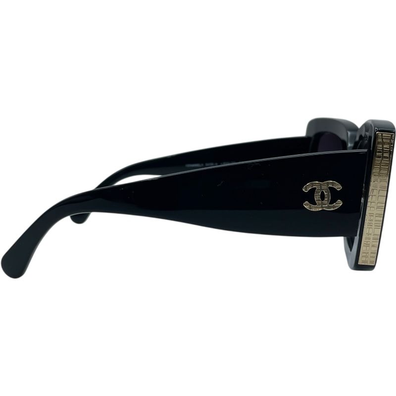 シャネル CHANEL サングラス 5435-A ブラック プラスティック/メタル