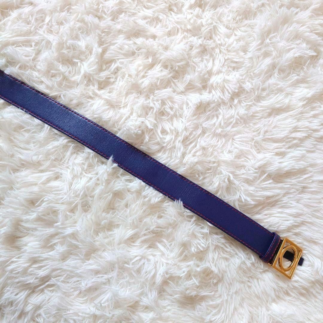 希少 クリスチャン ディオール Dior ロゴ ゴールド 金 バックル ベルト