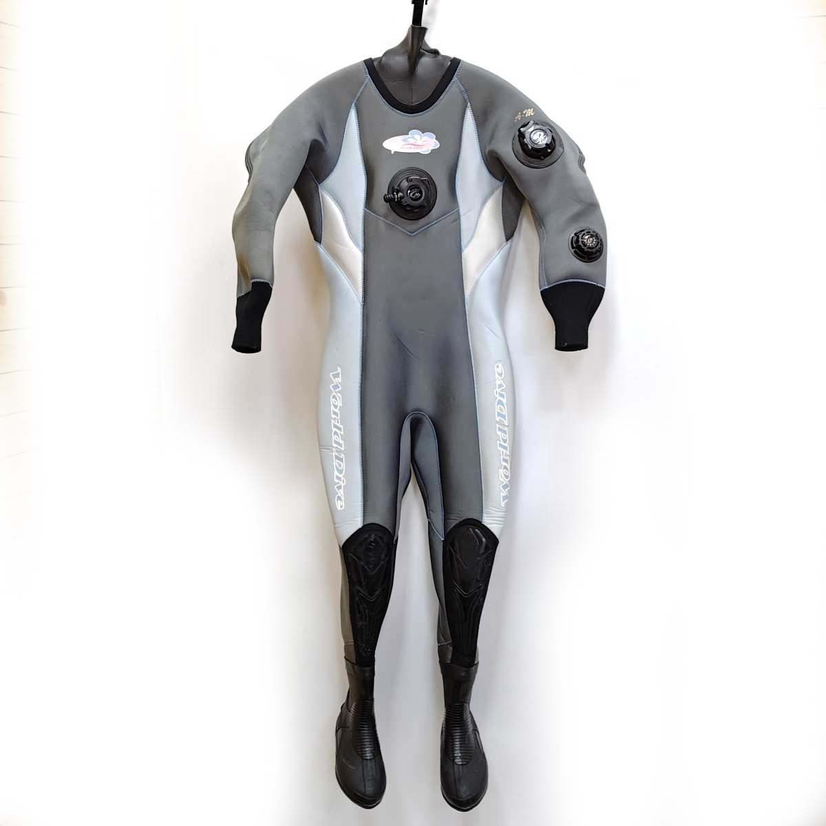 World Diveドライスーツ 上下セット　　サイズM ワールドダイブ ドライスーツ ＊3.5mm／XDA20R／WORLD DIVE(ワールド