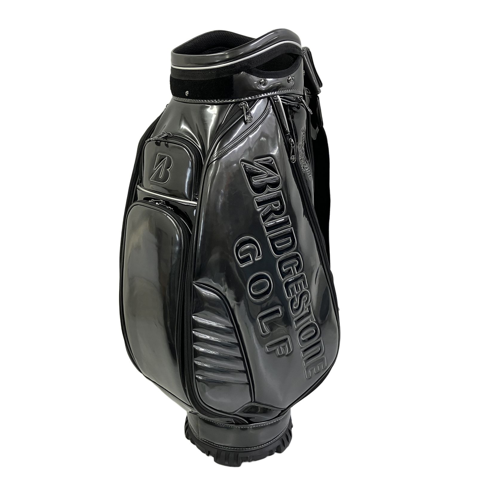 BRIDGESTONE GOLF CBG31B キャディバッグ ブラック 軽量モデル ゴルフバッグ スポーツ T10728961