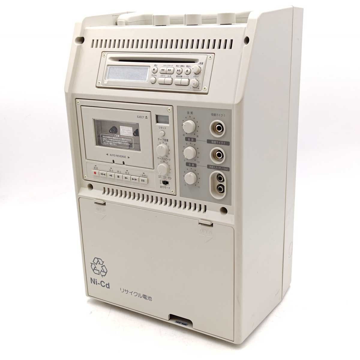 ジャンク品　TOA ワイヤレスアンプ　WA-1712 生産終了品 ジャンク] TOA トーア ワイヤレスアンプ シングル CD・カセット付 WA
