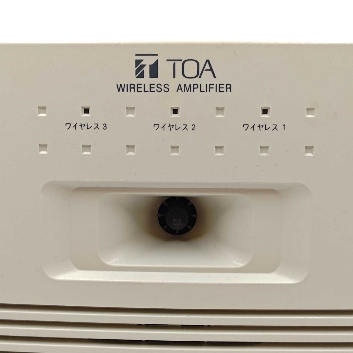 ジャンク] TOA トーア ワイヤレスアンプ シングル CD・カセット付 WA