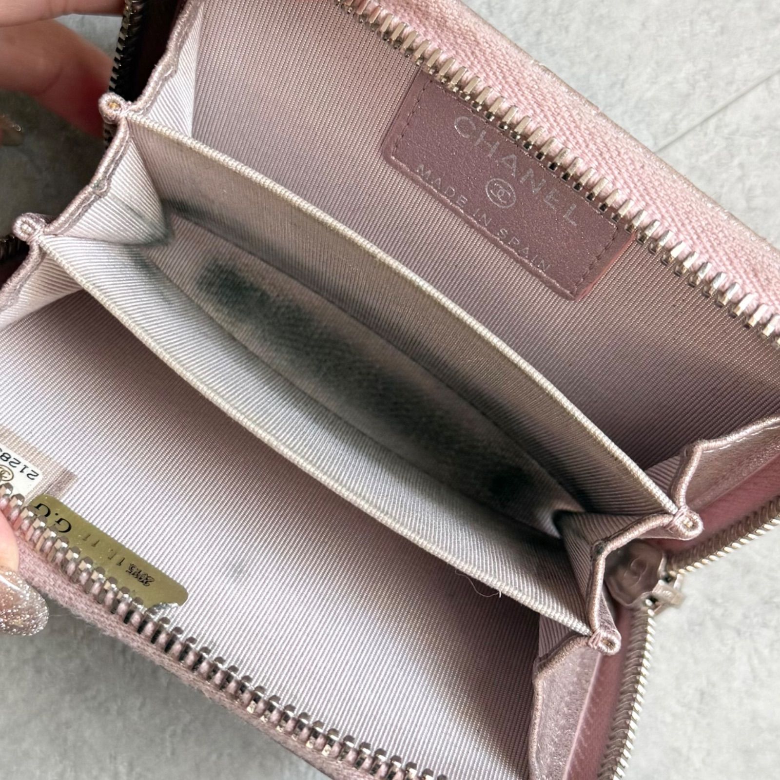 希少 CHANEL シャネル マトラッセ ココマーク コインケース カード 