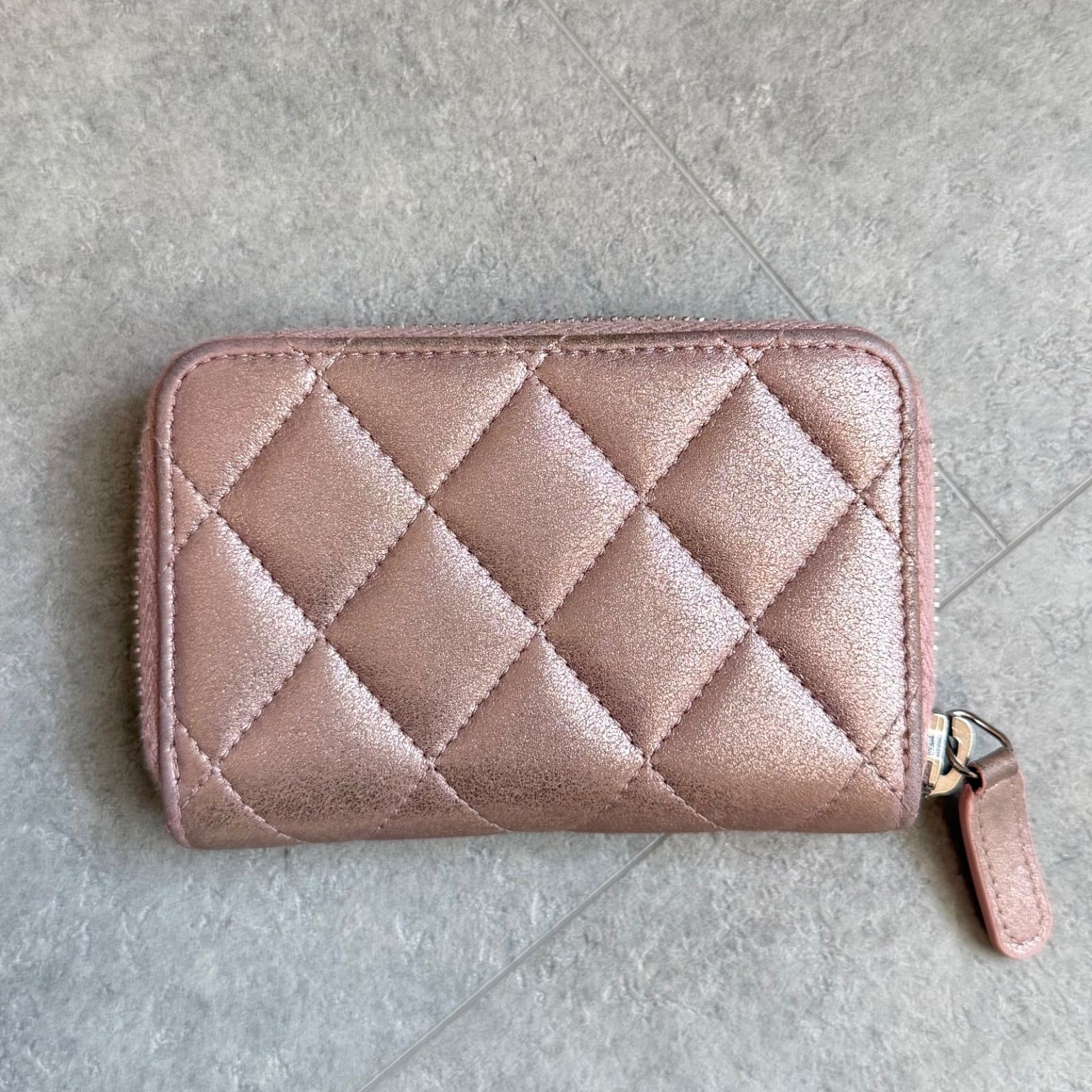 希少 CHANEL シャネル マトラッセ ココマーク コインケース カード