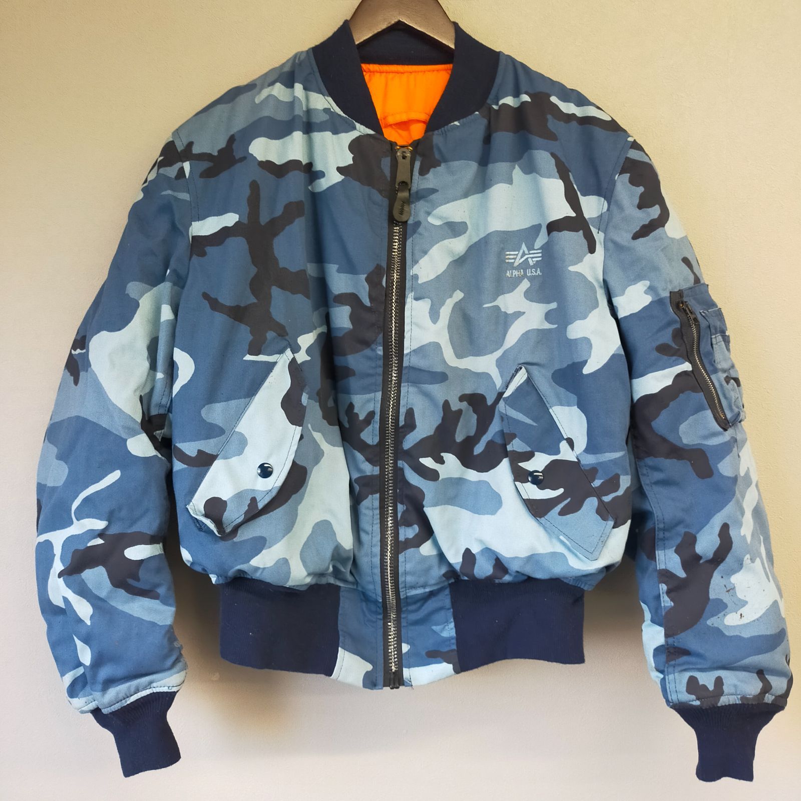 M12110 【90s】ALPHA INDUSTRIES MA-1 MIL-J-8279 リバーシブル