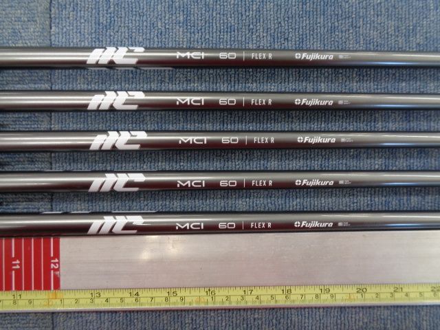 中古シャフト FUJIKURA フジクラ NEW MCI 60 R 5本セット 000110