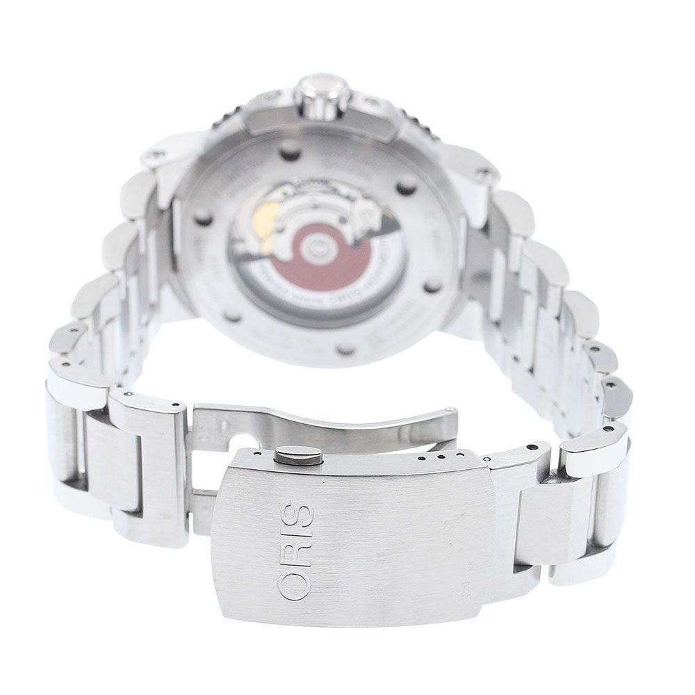  オリス ORIS 733 7653 4155M アクイス デイト 自動巻き メンズ _934032 男性向け 自動巻き時計 腕時計(アナログ)