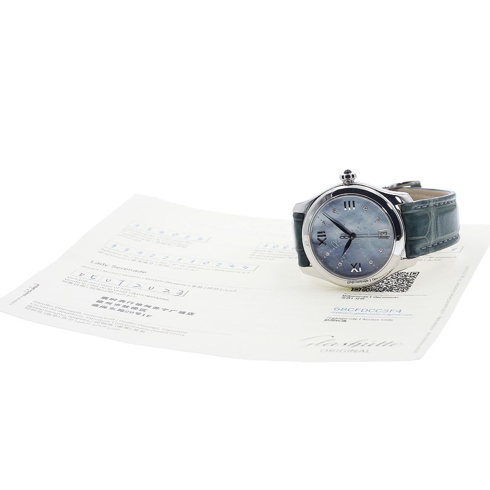 グラスヒュッテ・オリジナル GLASHUTTE ORIGINAL 1-39-22-11-02-44 セレナーデ デイト 8Pダイヤ 自動巻き レディース 保証書付き_934180 GLASHUTTE ORIGINAL（グラスヒュッテオリジナル） GLASHUTTE ORIGINAL