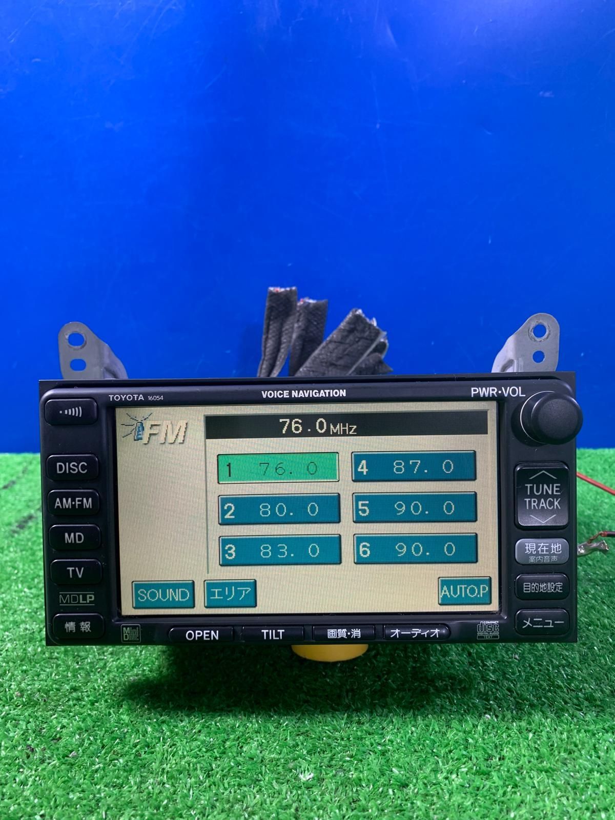 ZT-7665] トヨタ 86120-58031 ディスプレイ ナビ 16054（MD不良