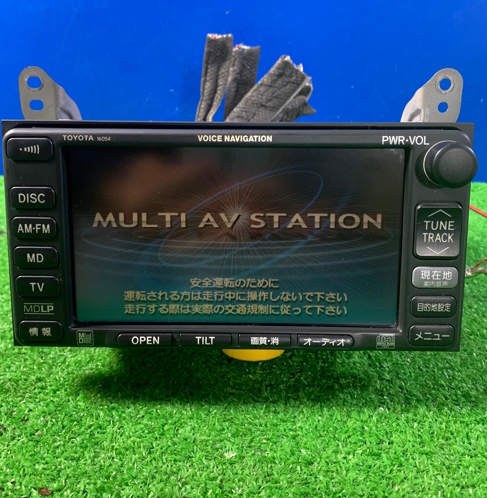 ZT-7665] トヨタ 86120-58031 ディスプレイ ナビ 16054（MD不良