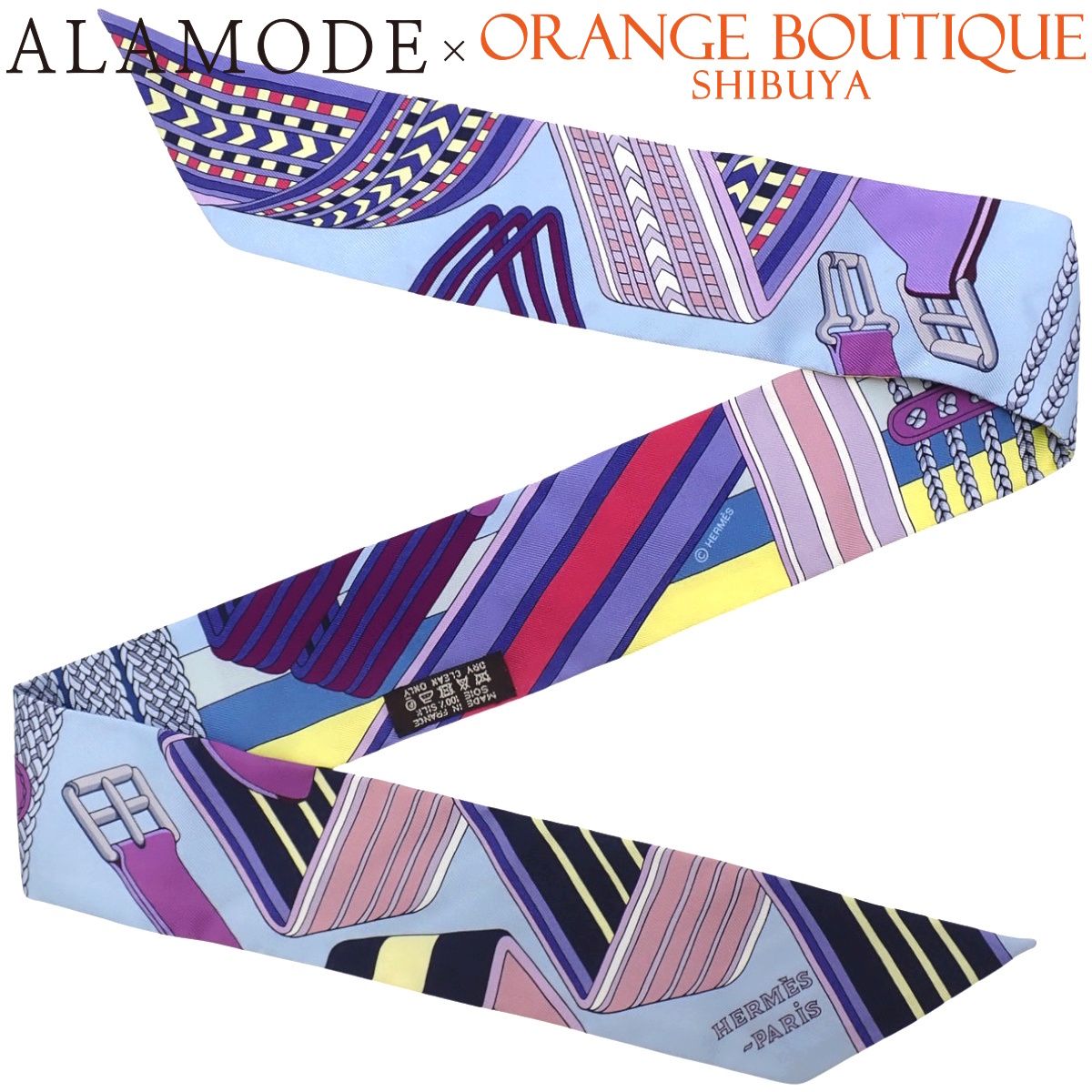 HERMES(エルメス) SANGLES EN ZIGZAG ジグザグのサングル ツイリー